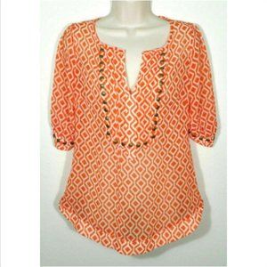 41 HAWTHORN Stitch Fix Top Blouse Studded 1576E1M